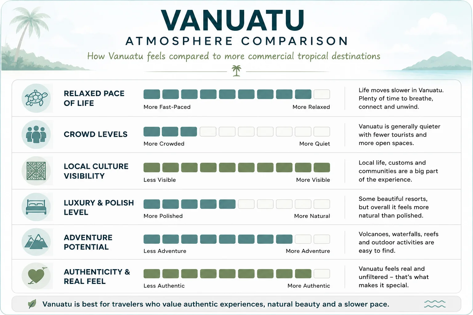 Vanuatu atmosphere comparison diagram