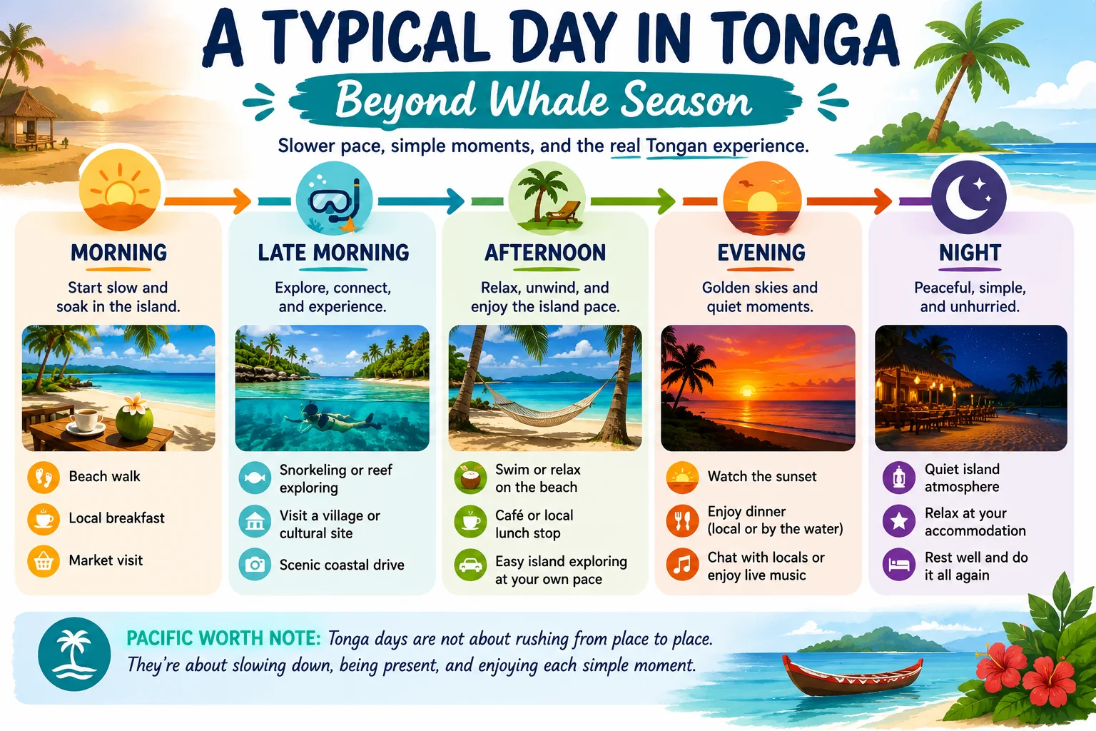 A Typical Day in Tonga Beyond Whale Season
