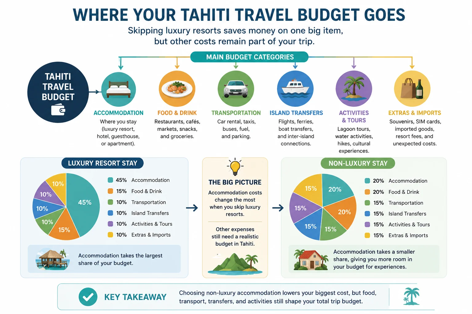 Where Your Tahiti Travel Budget Goes