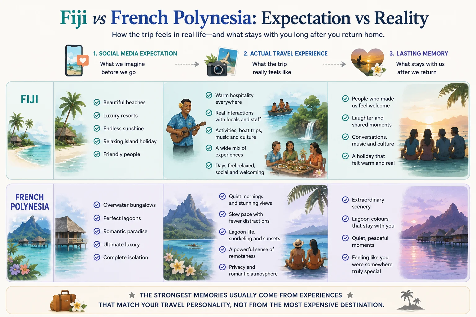 Fiji vs French Polynesia: Expectation vs Reality