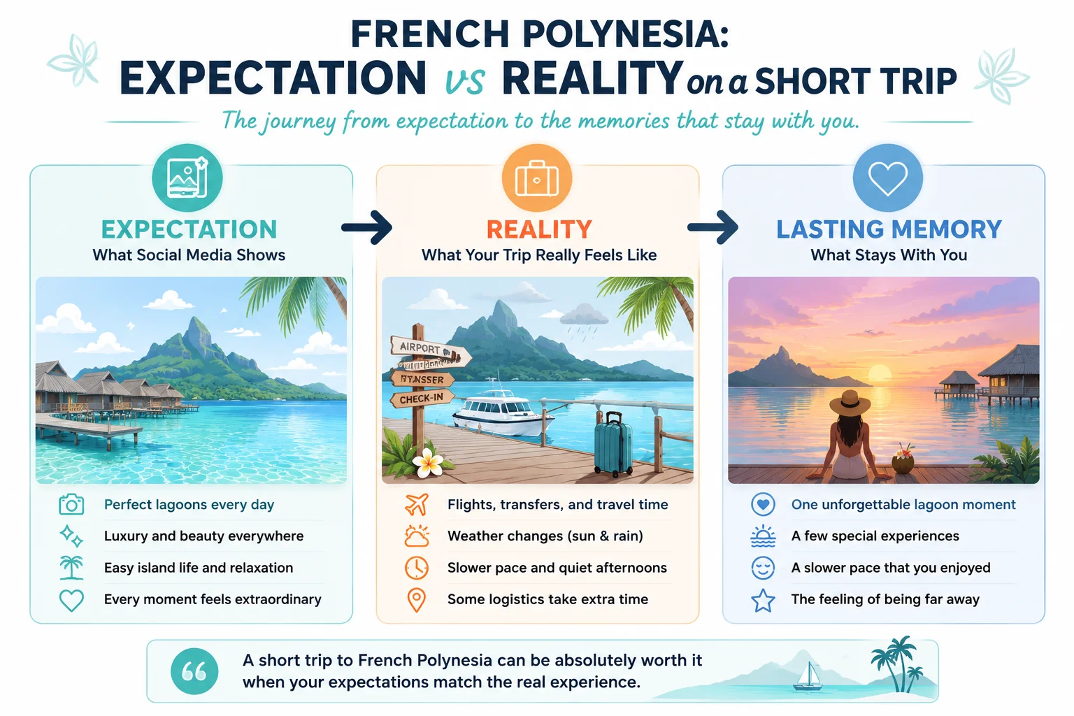 French Polynesia: Expectation vs Reality on a Short Trip